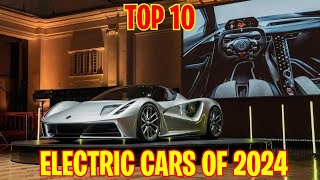 top 10 electric cars of 2024 [upl. by Leamse999]