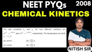 The rate constants k1 and k2 for two different reactions are 10 16  e2000T and 10 15  e1000T [upl. by Anerbes]