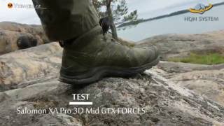 Test  Salomon XA Pro 3D Mid GTX FORCES [upl. by Elleirua]