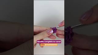 🎀 Como Fazer Mini Laço de Crochê Para Aplicação [upl. by Pasia]