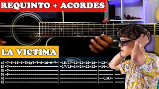 Tutorial  La Victima  Xavi  Requinto  Acordes  TABS [upl. by Madian268]