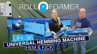 Roll former UH36 Universal Hemming Machine [upl. by Aillimat422]