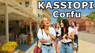 Corfu Greece Kassiopi Walking Tour 4k video Best places Corfu [upl. by Urban]