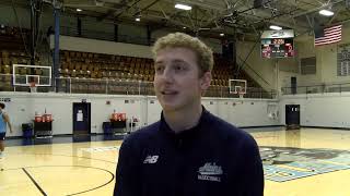 Maine Basketball manager Simon Allen goes viral for pregame slams at Cameron Indoor Stadium [upl. by Assert]