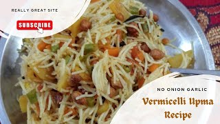 Vermicelli Upma Recipe ❤️🌸😚nooniongarlic cooking [upl. by Caron17]