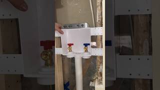 What would you do Installing a Washer Box plumber plumbing voiceover [upl. by Marella]