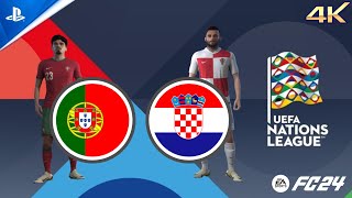 Portugal  Croácia  Liga das Nações 2425  PS5 4K [upl. by Crenshaw]