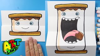 How to Draw a Smores Surprise Fold [upl. by Ferna172]