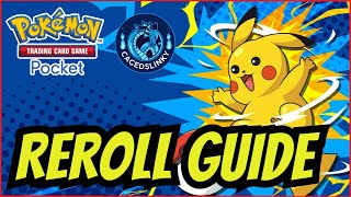 Pokémon TCG Pocket  Reroll Guide  75 Cards  15 Booster Packs [upl. by Hetti]