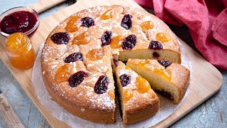 TORTA ALLA MARMELLATA il dolce Soffice in 10 minuti [upl. by Aicirt]