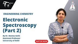 Electronic Spectroscopy Part 2  Engineering Chemistry  S Chand Academy [upl. by Arndt858]