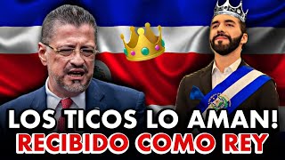 BUKELE será recibido como REY en Costa Rica😱 a pesar de que la oposicón no lo quiso recibir [upl. by Ecadnarb]