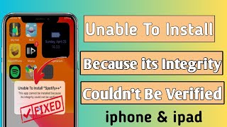 Unable To Install App  This App Cannot be installed Because its integrity could not be verified [upl. by Nahttam]
