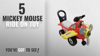 Top 10 Mickey Mouse Ride On Toy 2018 Kiddieland Disney Mickey Mouse Clubhouse Plane Light amp [upl. by Nossah247]