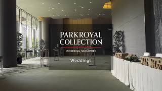 PARKROYAL COLLECTION Pickering Singapore – Weddings [upl. by Orsa]