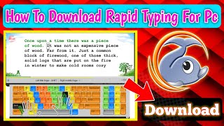 Rapid Typing Free Download  How To Download Rapid Typing In PC  Rapid Typing Tutor  Rapid Typing [upl. by Ahsimet]