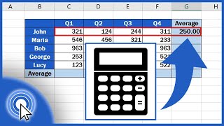 How to Calculate an Average in Excel [upl. by Eanwahs708]