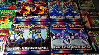 500 000 VUES  RARE  Ouverture de 8 Boosters Pokémon Diamant amp Perle de Base Ft MissJirachi [upl. by Ahsikel779]