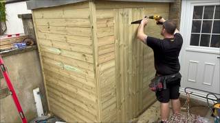 DIY Shed Door Build amp Installation  Easy StepbyStep Guide [upl. by Enal]