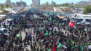 Iraqs Shiite Muslim devotees flock to Karbala to mark Ashura  AFP [upl. by Marigolda]