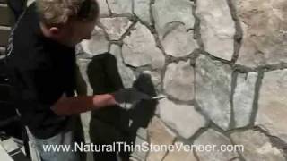 Natural Stone Veneer Grouting [upl. by Apurk]