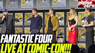 Fantastic Four Cast amp Fantasticar FULL VIDEO At Marvel Hall H  SDCC 2024 [upl. by Russi]