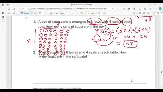 Reveal math grade 3 lesson 5 7 solve problems using arrays [upl. by Laughry]