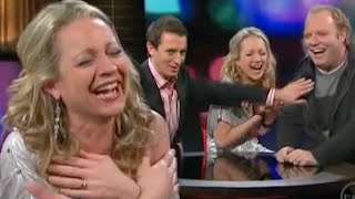 Carrie Bickmores Top Falls Off On Rove Live [upl. by Gannie]