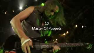 Los Mejores Solos de Kirk Hammett Top10 de Metallica [upl. by Giffy]