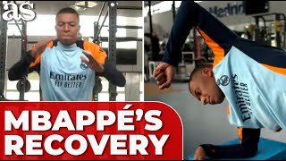 MBAPPE powers through gym RECOVERY with REAL MADRID amid international break [upl. by Ahsinrat]