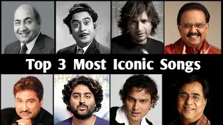 Top 3 Most Iconic Songs By Each Singer  MUZIX [upl. by Demmer676]