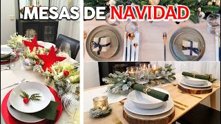 3 IDEAS ELEGANTES PARA DECORAR EL COMEDOR EN NAVIDAD 2023 [upl. by Elias]