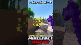 I Made Skyblock in Minecraft Hardcore 3 [upl. by Beaulieu88]