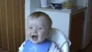 Laughing baby fastmotion normal motion slowmotion [upl. by Nonnahsed145]