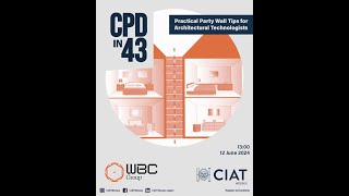 CPD in 43  Practical party wall tips for architectural designers [upl. by Sadella]