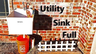 Outdoor Utility Sink Full Video [upl. by Erret729]