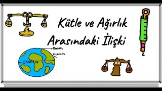 Kütle İle Ağırlık Arasındaki Farklar Nelerdir Kütle ve Ağırlık Kavramları Konu Anlatımı 7 Sınıf [upl. by Merritt]