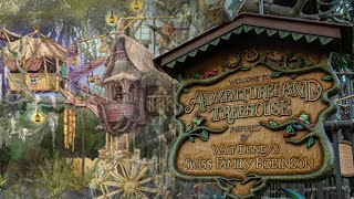 Adventureland Treehouse at Night  Disneyland Resort  FULL TOUR POV 4k [upl. by Nnaeitak]