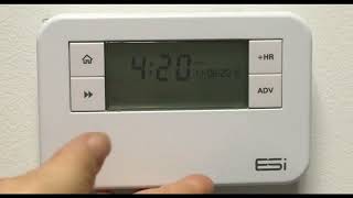 ESi Controller  Override Heating and Hot Water Settings [upl. by Anis]