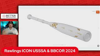 Rawlings ICON Baseball Bat Review 2024 USSSA amp BBCOR [upl. by Fauver]