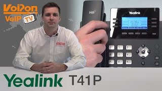 Yealink T41P IP Phone SIPT41P Video Review  Unboxing [upl. by Dhu816]