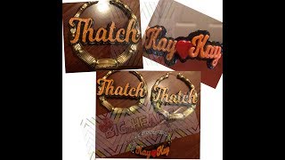 How to Make Custom Name Plates part 1 [upl. by Soph382]