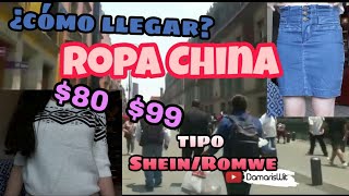 Tienda ROPA CHINA MIXCALCO CDMX BARATAMinette Yoe [upl. by Oleic]