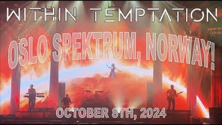 Within Temptation  Full Concert live Oslo Spektrum Oslo Norway October 8th 2024 [upl. by Oir]