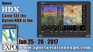 Dynon HDX Sport Aviation Expo Jan 25  28 2017 Sebring Florida [upl. by Delcine178]