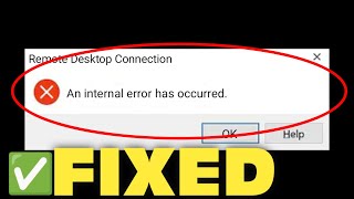 Remote Desktop Cant Connect to the Remote Computer for One of These Reasons FIX Tutorial [upl. by Ericksen]