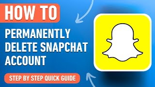 How to permanently Delete a Snapchat Account 2024 Easy Tutorial [upl. by Cordie]