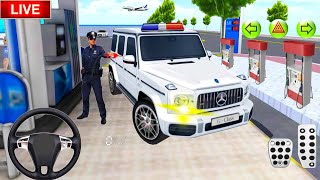 🆔🔴LIVE NEW🔴Crazy police Car Hyundai i20N in The gas station3D Driving Class Simulation gameplays [upl. by Means]