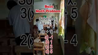 Solve for x 3x  2  5  2x  1  4a 1b 1c 3d 5maths civilserciveexam2024 civilservices [upl. by Priscella471]