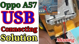 Oppo A57 USB Not Connecting problem Fixed 100Gull Repairing zone Oppo USB port Not Working Solution [upl. by Enilrae]